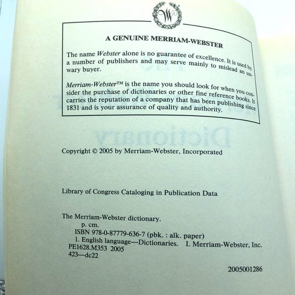 MERRIAM-WEBSTER Dictionary - Picture 2 of 4
